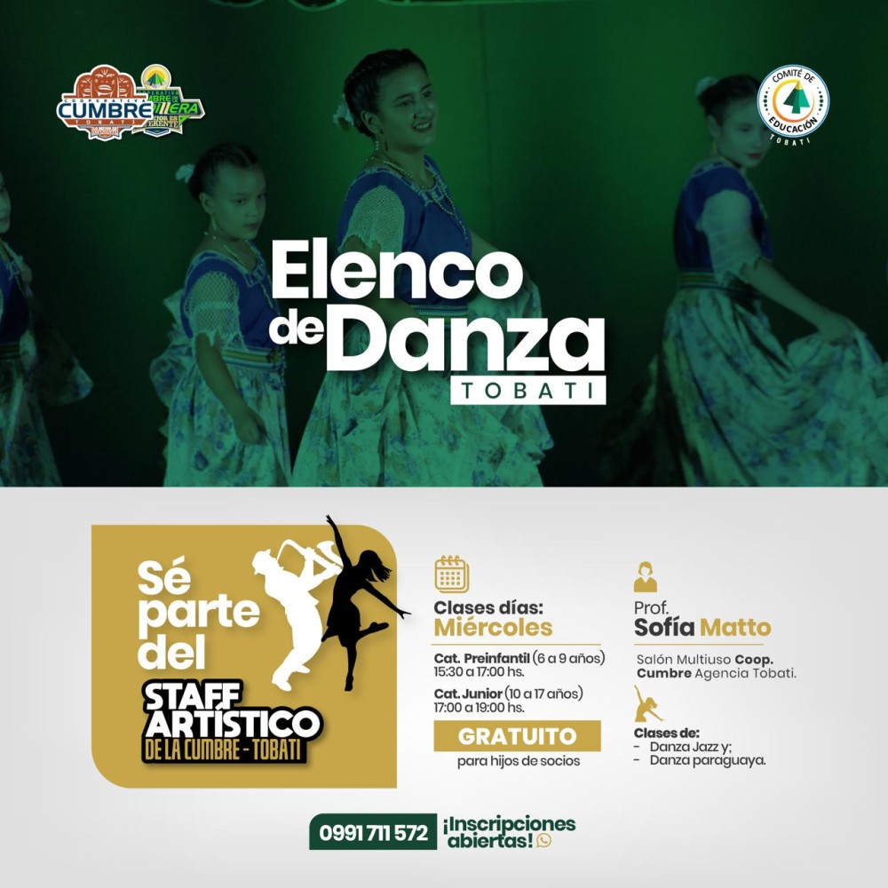 El Staff Artístico de la agencia Tobati